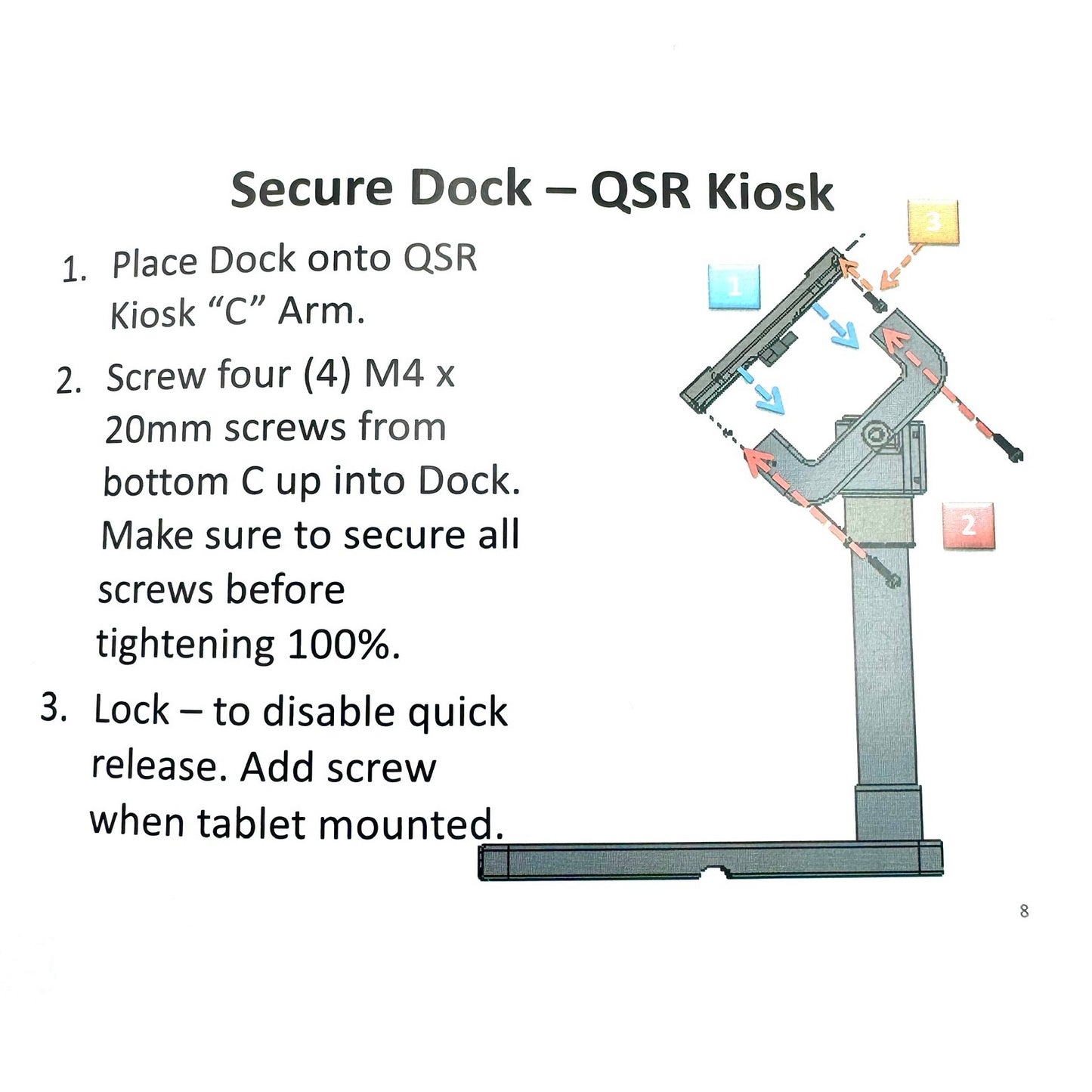 Part - nClose Quick Release/Wall Mount
